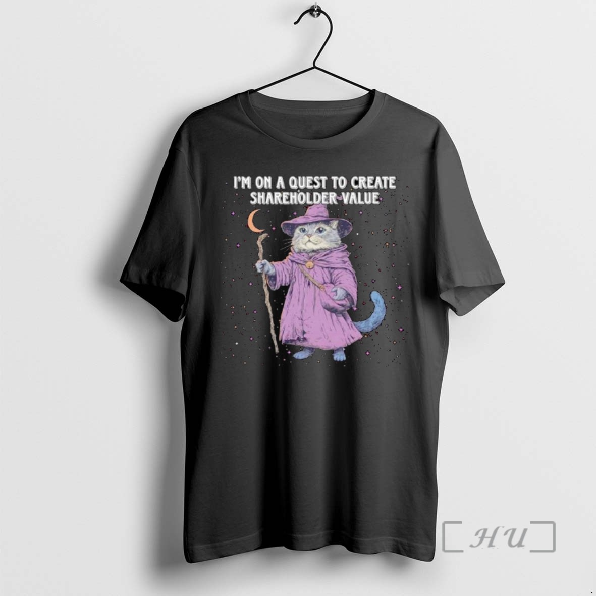 Limited Edition Cat Wizard Im On A Quest To Create Shareholder Value Ornaments Tee Shirt Sweater Hoodie