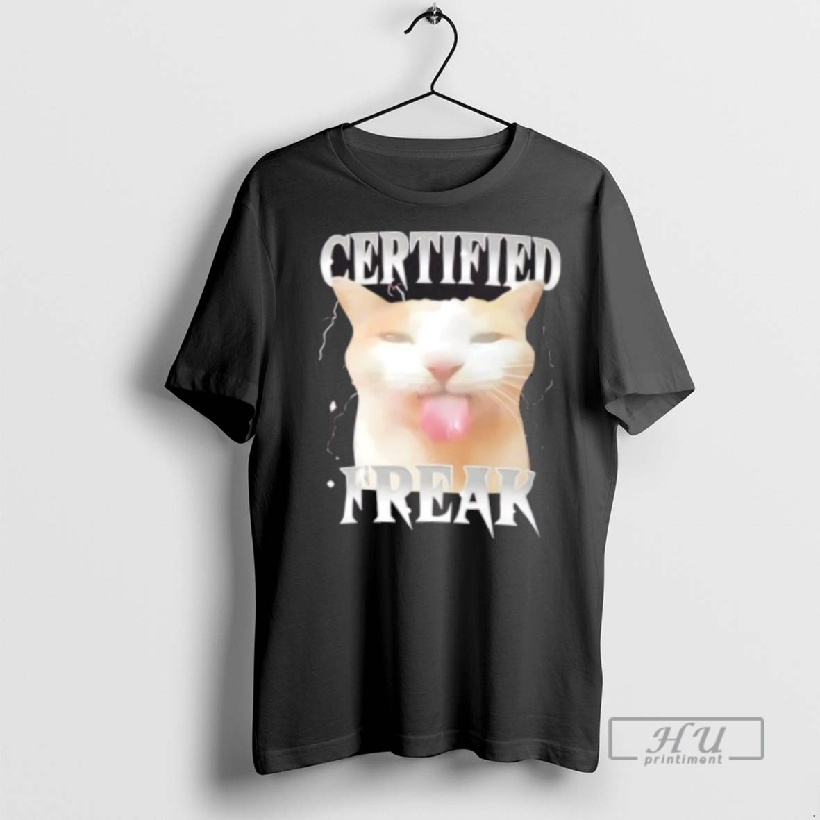 Limited Edition Certified Freak Cat Meme Graphic Tee Shirt Sweatshirt Hoodies