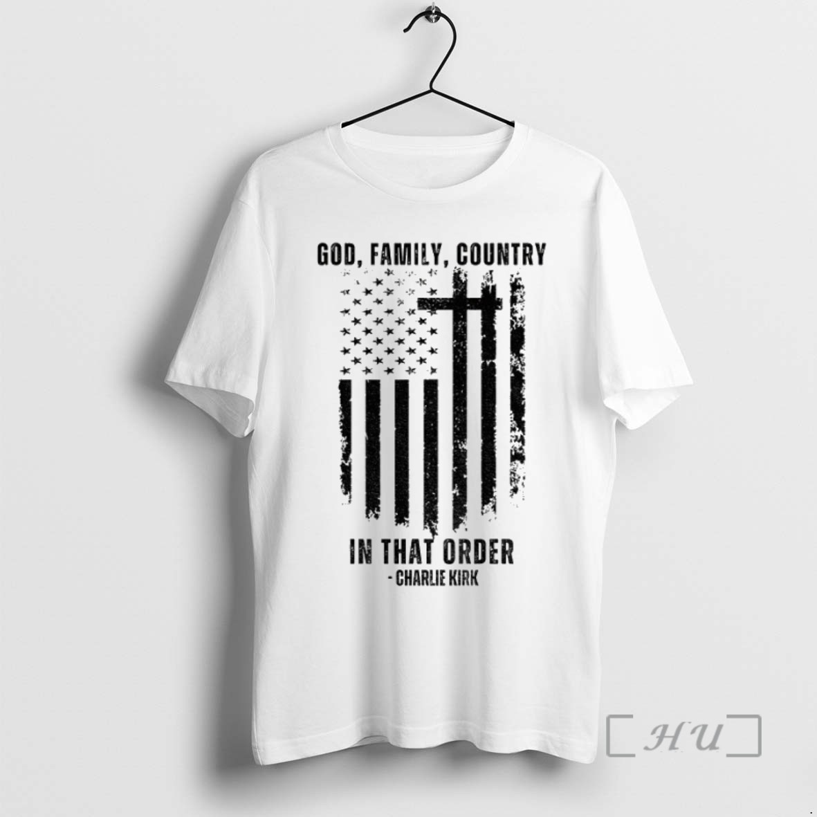Limited Edition Charlie Kirk American Flag God Family Country In That Order Tee Shirt Sweater Hoodie