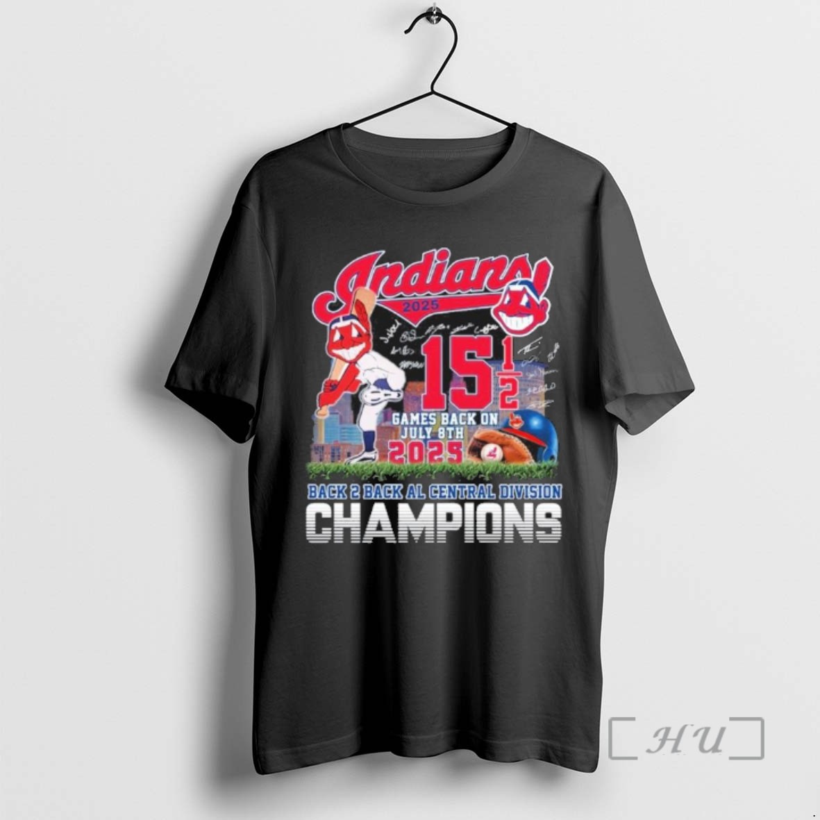 Limited Edition Cleveland Guardians 15 Games Back In July 8th 2025 Al Central Champions T Shirts Sweater Hoodie