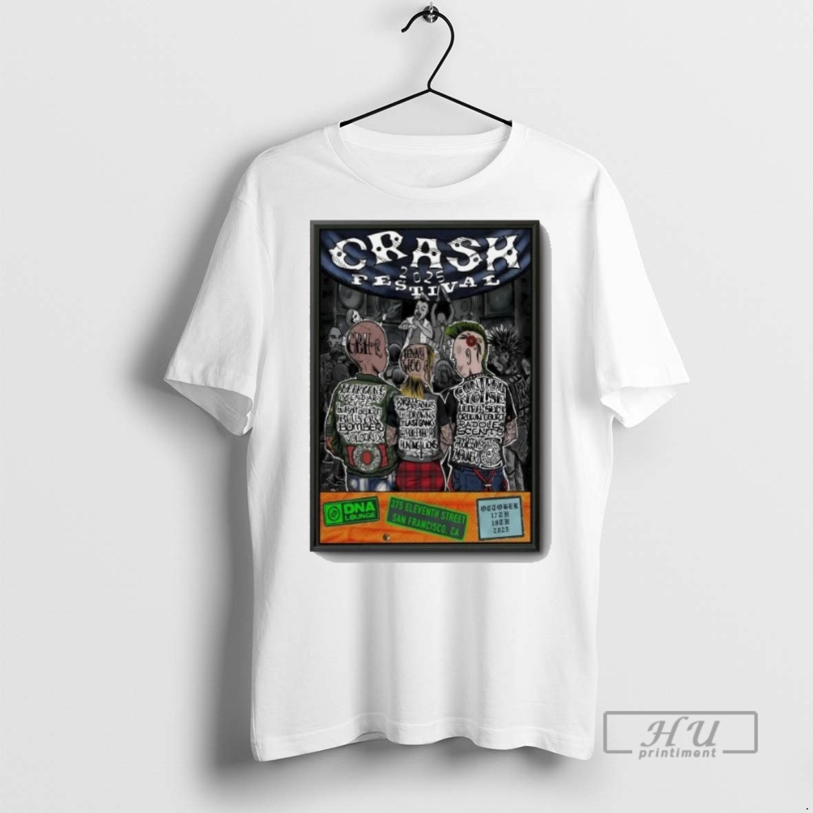 Limited Edition Crash Festival San Francisco Shows 10 17 10 18 Shirt2025 Graphic Tee Shirt Sweatshirt Hoodies
