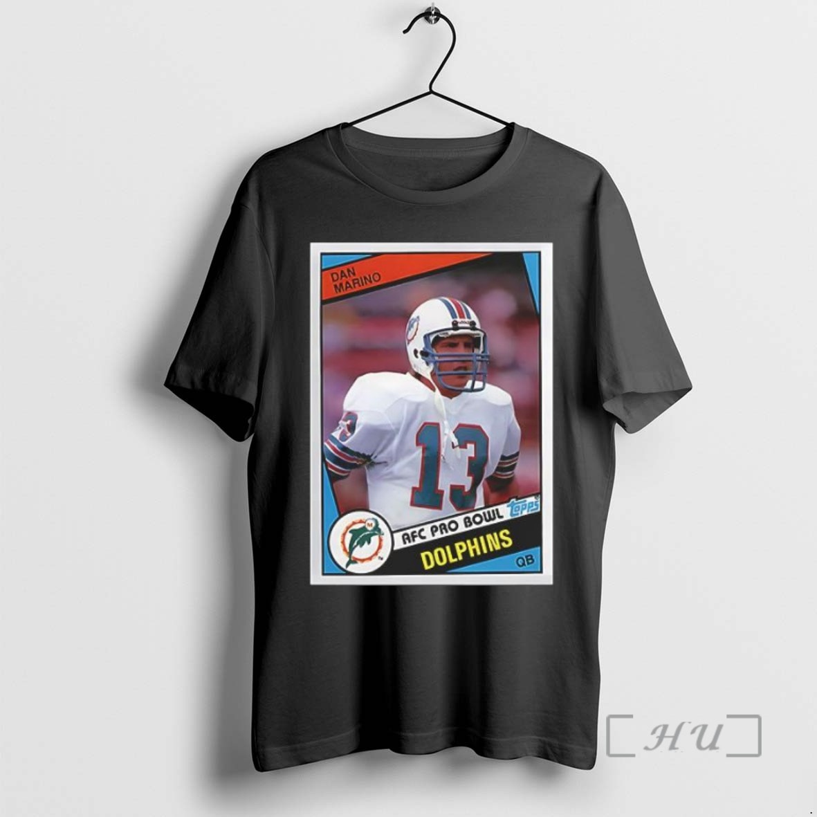 Limited Edition Dan Marino Miami Dolphins Trading Card Afc Pro Bowl Tee Shirt Sweater Hoodie