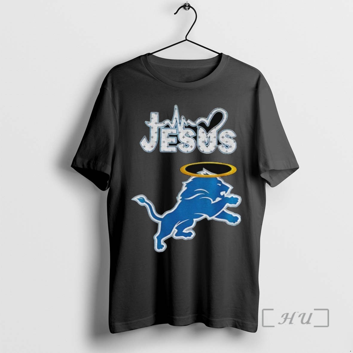 Limited Edition Detroit Lions Jesus Nfl Football Logo 2025 Tee Shirt Sweater Hoodie
