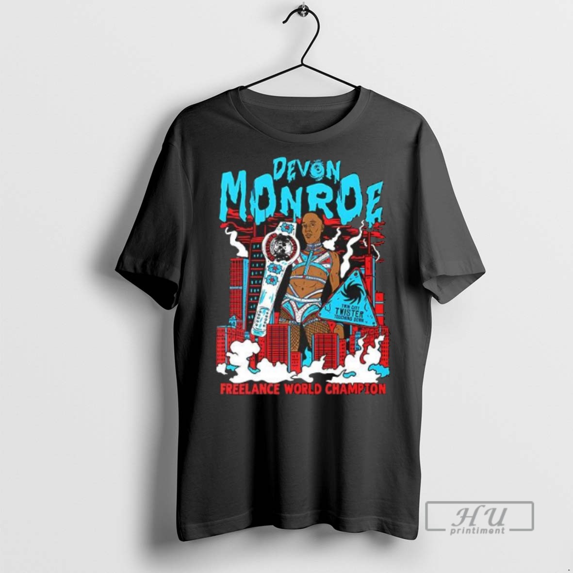 Limited Edition Devon Monroe Freelance World Champ Graphic Tee Shirt Sweatshirt Hoodies