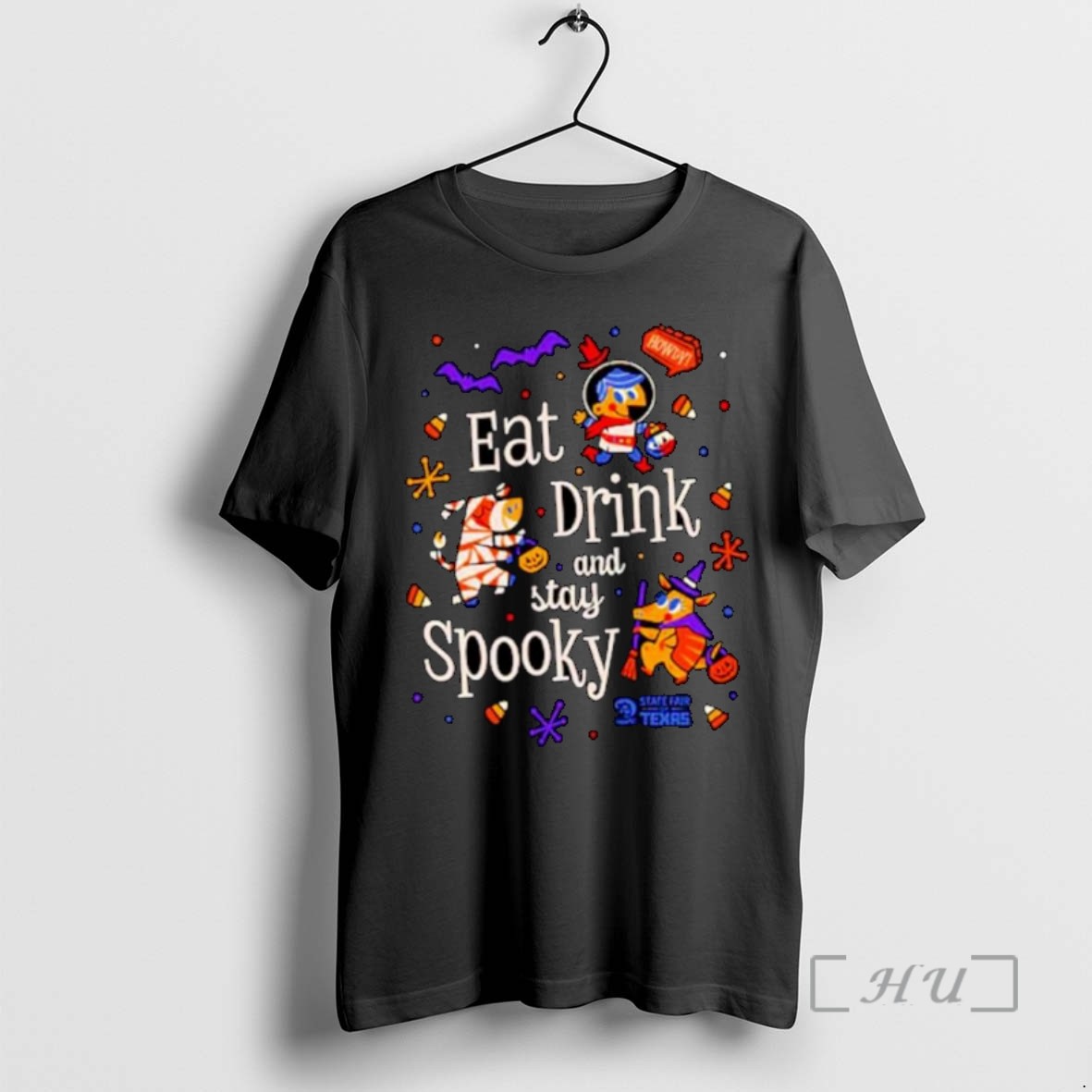 Limited Edition Eat Drink And Stay Spooky Halloween Mascots Ornaments Tee Shirt Sweater Hoodie