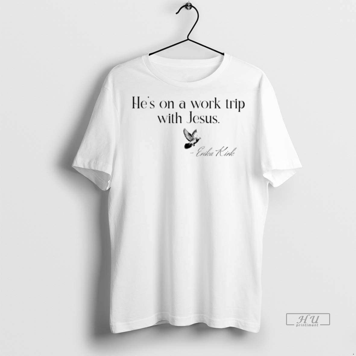 Limited Edition Erika Kirk Hes On A Work Trip With Jesus Tee Shirt Sweater Hoodie