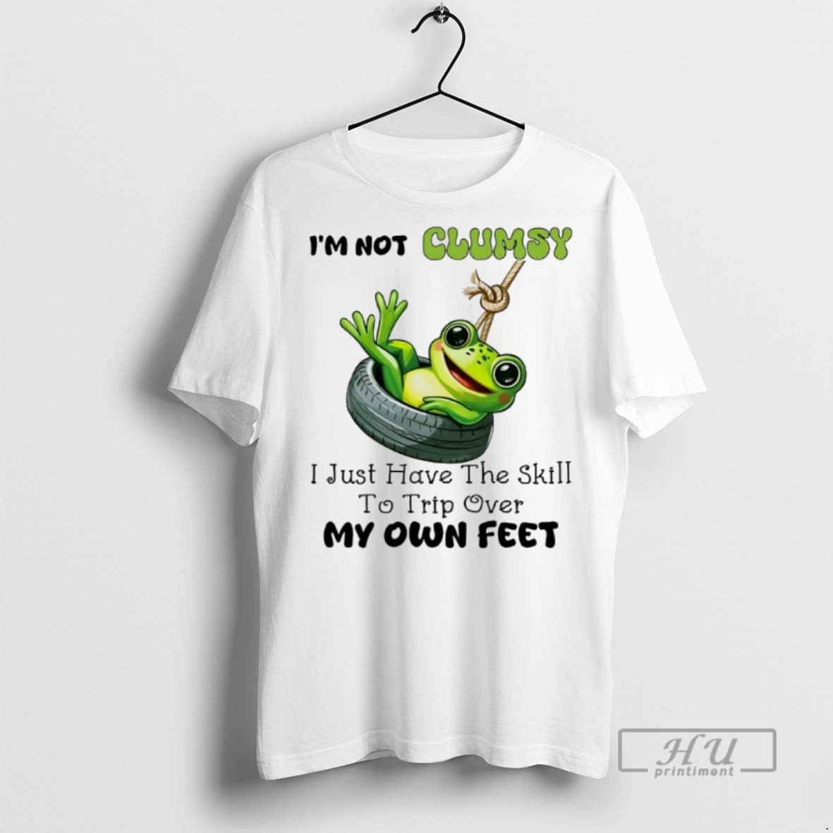 Limited Edition Frog Im Not Clumsy I Just Have The Skill To Trip Over My Own Feet Graphic Tee Shirt Sweatshirt Hoodies 1