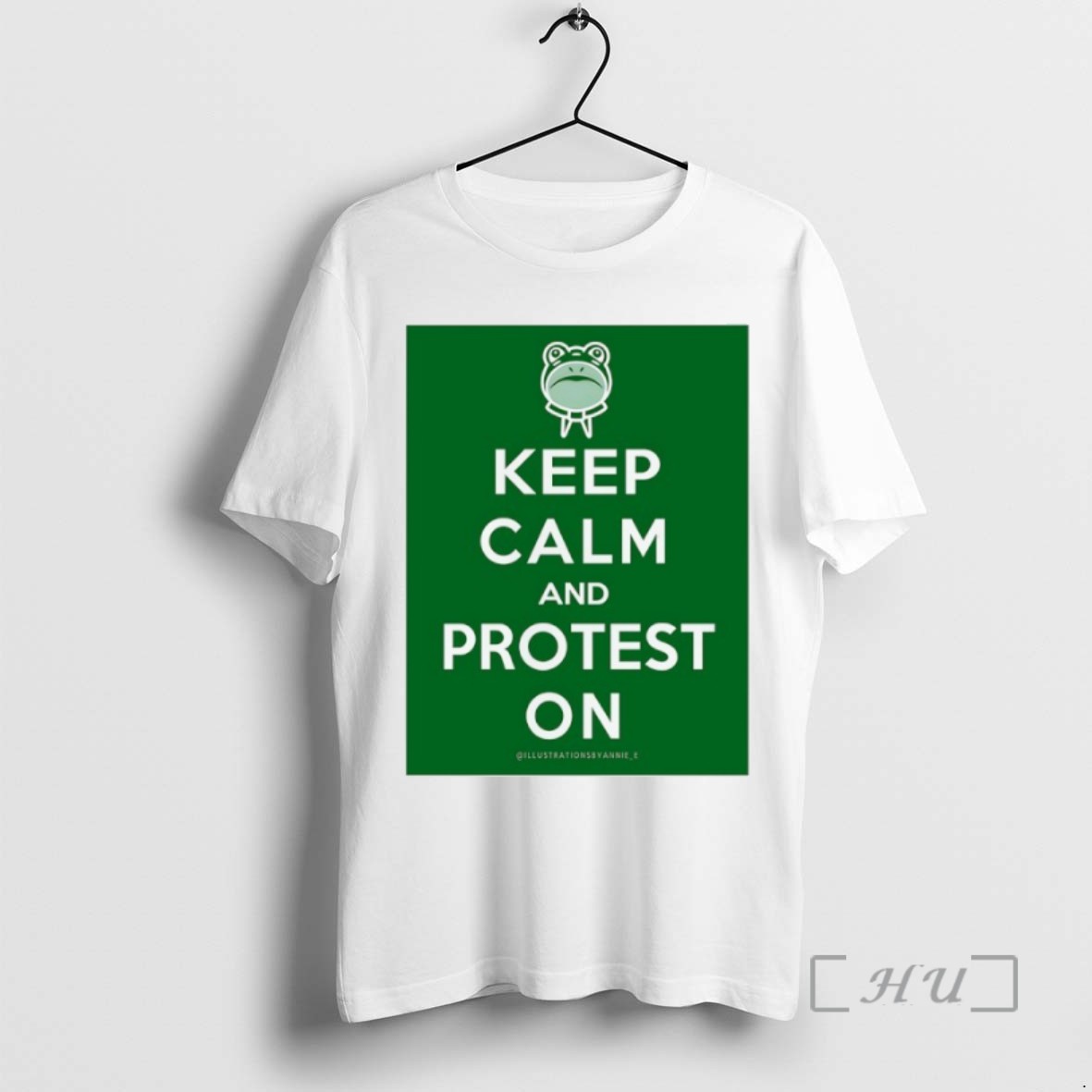 Limited Edition Frog Keep Calm And Protest On Tee Shirt Sweater Hoodie