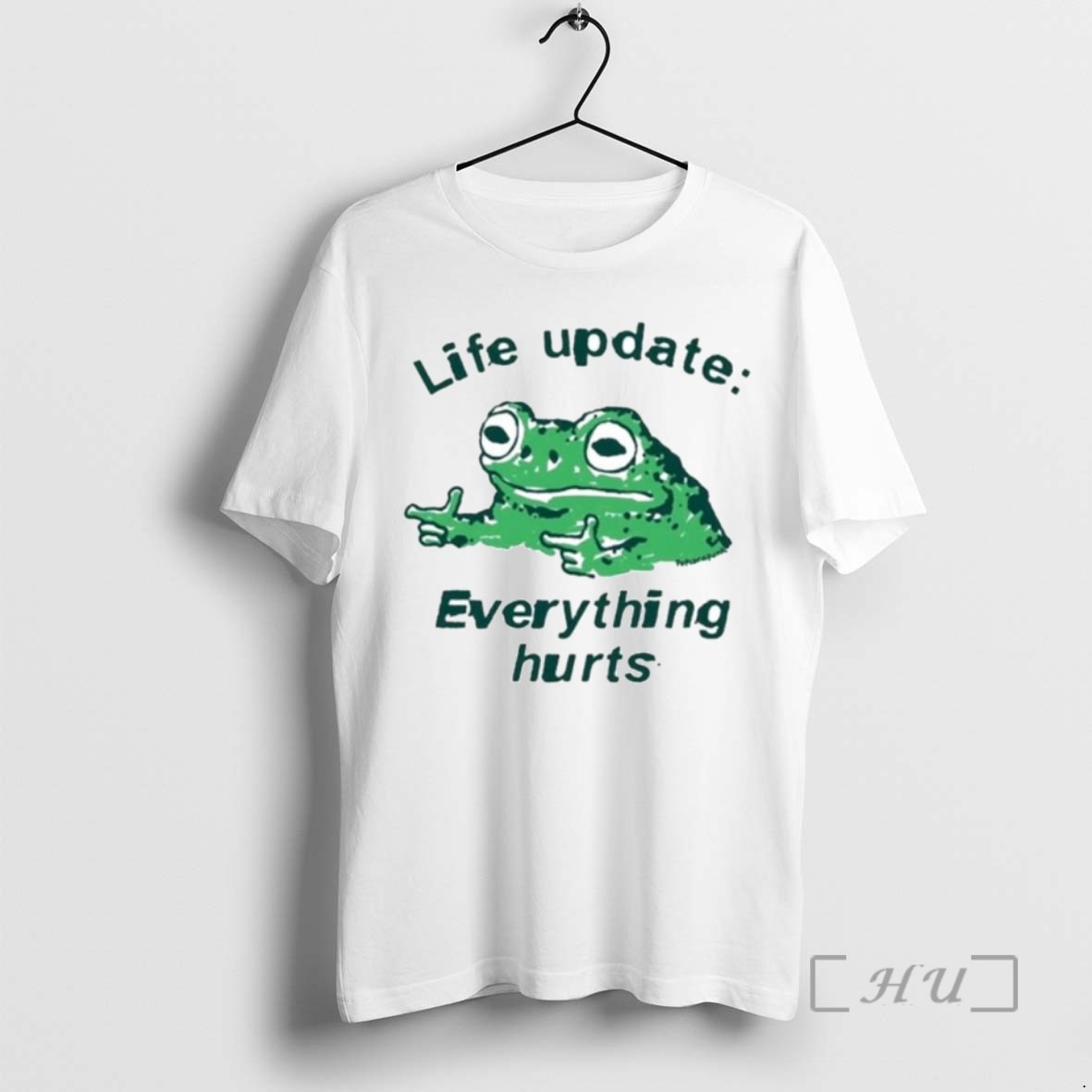 Limited Edition Frog Life Update Everything Hurts Ornaments Tee Shirt Sweater Hoodie
