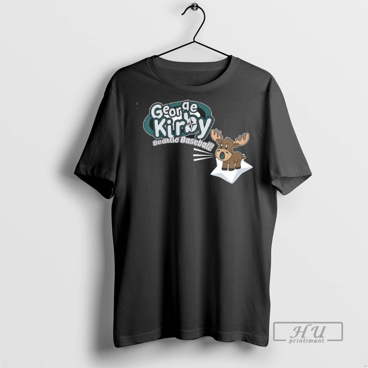 Limited Edition George Kirby Seattle Baseball Graphic Tee Shirt Sweatshirt Hoodies