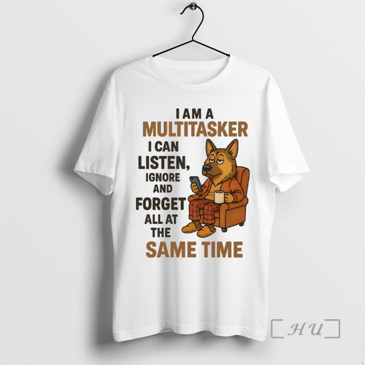 Limited Edition German Shepherd I Am A Multitasker I Can Listen Tee Shirt Sweater Hoodie