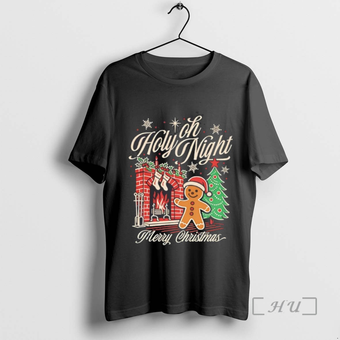 Limited Edition Gingerbread Oh Holy Night Merry Christmas T Shirts Sweater Hoodie
