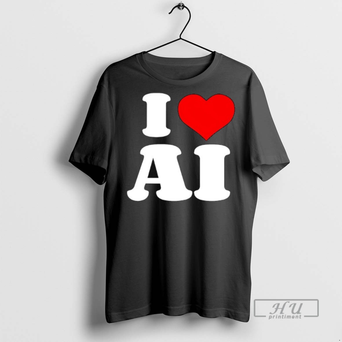 Limited Edition I Love Ai Graphic Tee Shirt Sweatshirt Hoodies