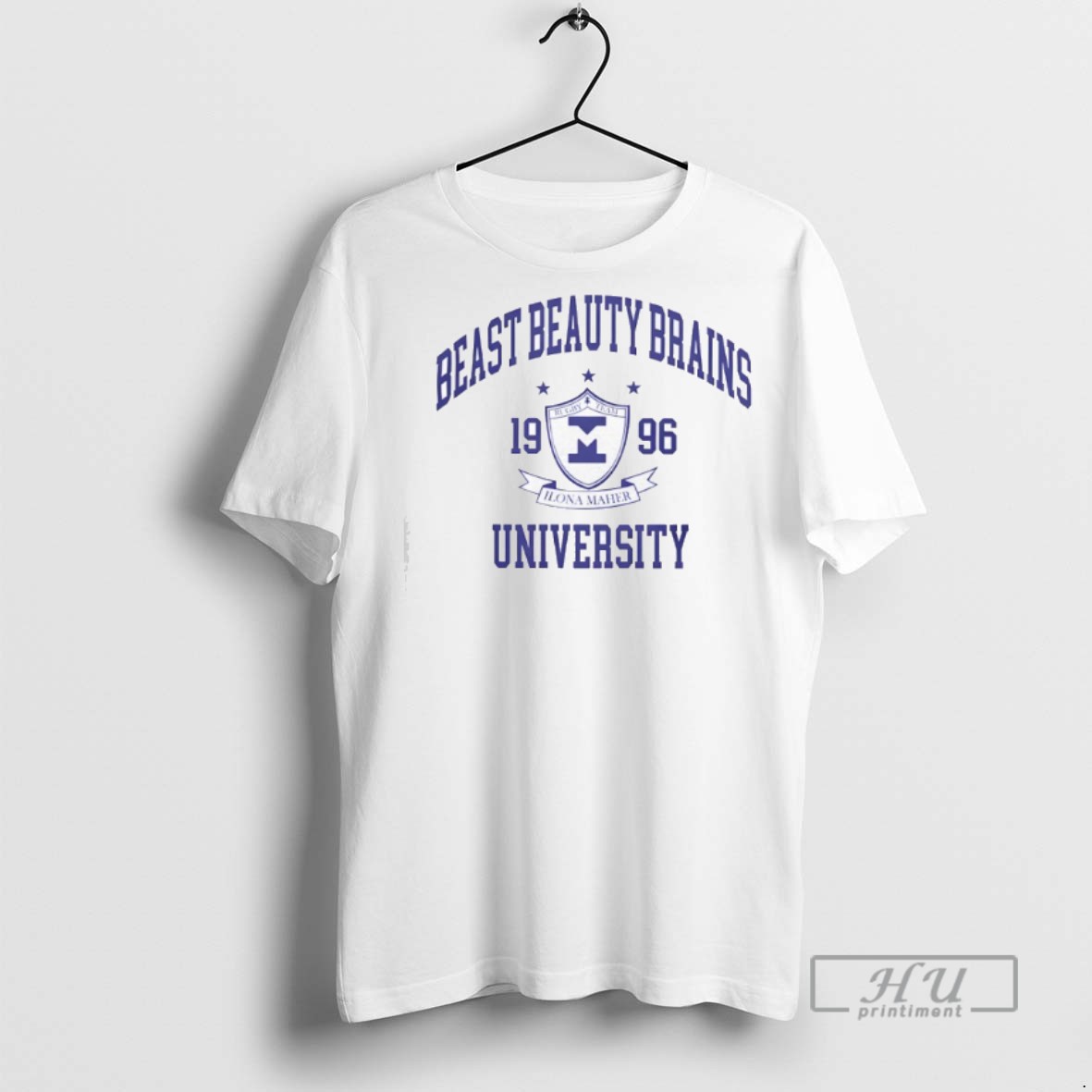 Limited Edition Ilona Maher Beast Beauty Brains University Graphic Tee Shirt Sweatshirt Hoodies