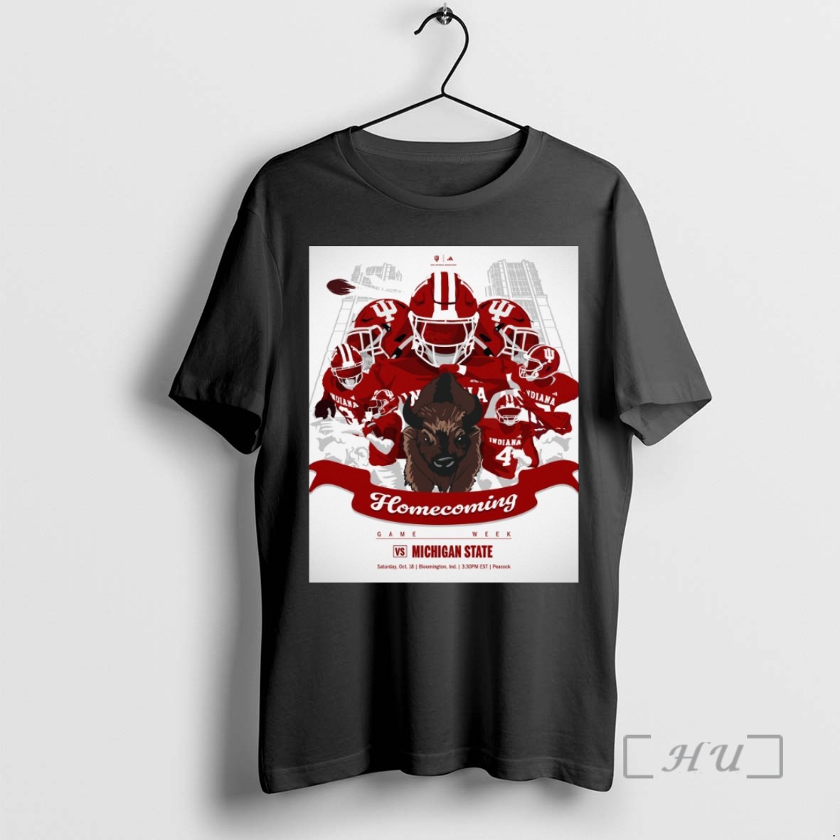 Limited Edition Indiana Vs Michigan State Homecoming Game Week Saturday October 18 2025 Bloomington Indiana Tee Shirt Sweater Hoodie