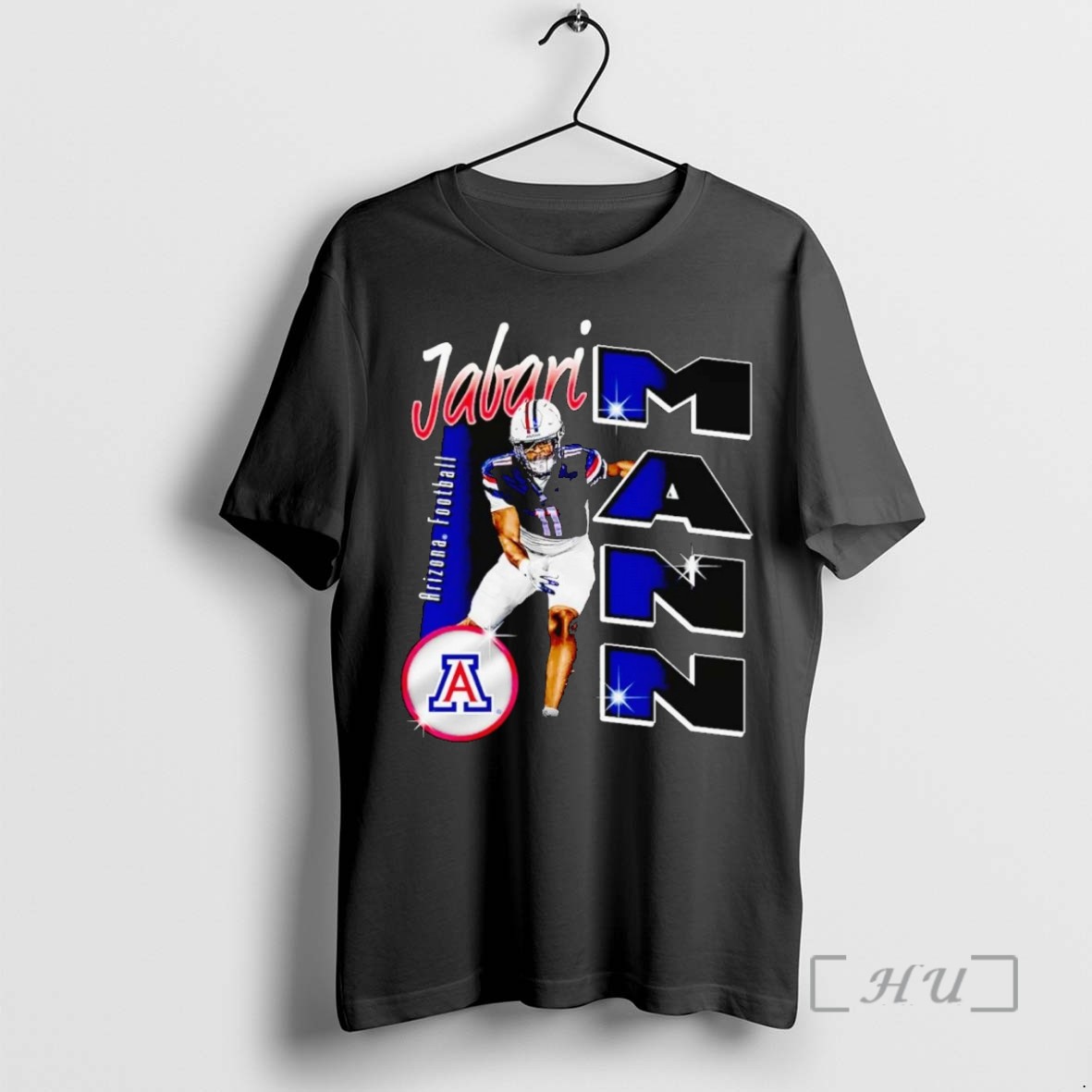 Limited Edition Jabari Mann 90s Portrait Arizona Wildcats Tee Shirt Sweater Hoodie