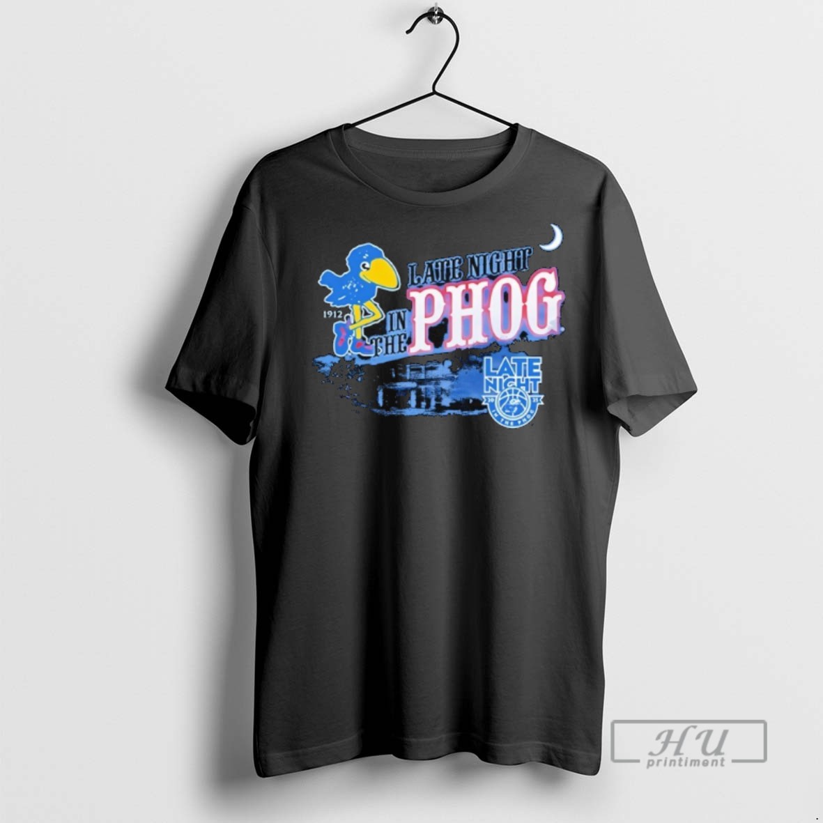 Limited Edition Kansas Jayhawks Late Night At The Phog Graphic Tee Shirt Sweatshirt Hoodies
