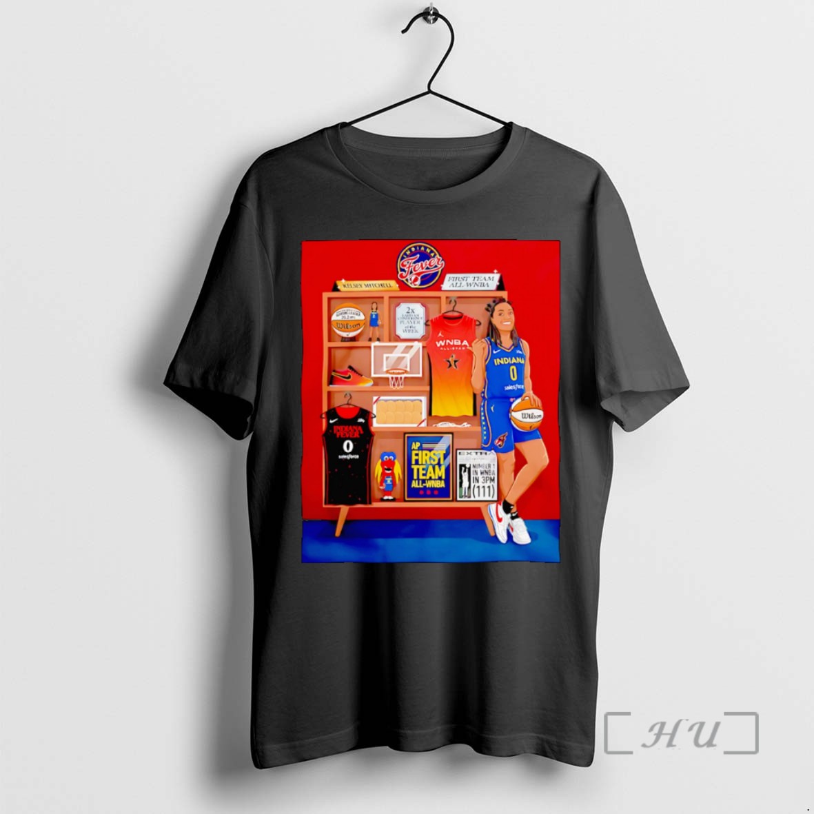 Limited Edition Kelsey Mitchell Indiana Fever First Team All Wnba 2025 Tee Shirt Sweater Hoodie