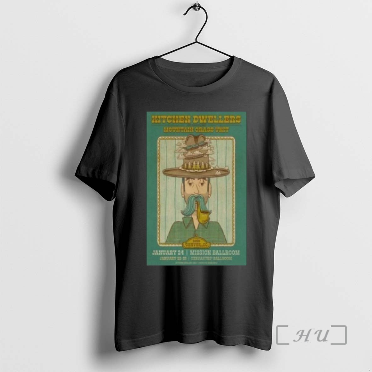 Limited Edition Kitchen Dwellers Denver Colorado Concert Tee Shirt Sweater Hoodie