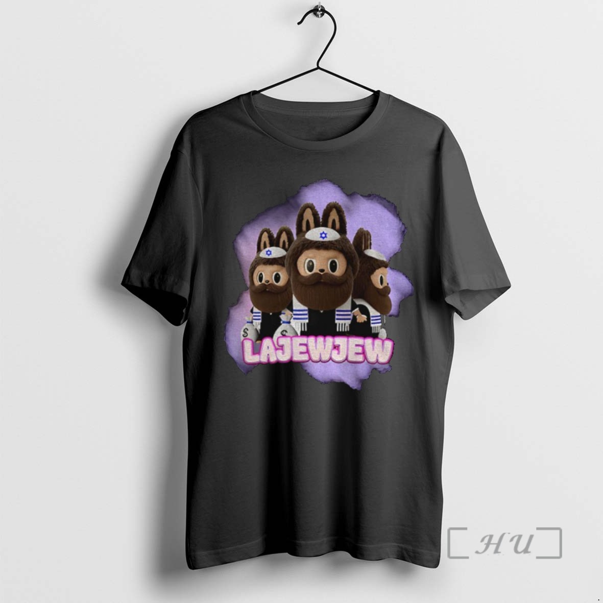 Limited Edition Lajewjew Labubu Monster Jewish Logo 2025 Tee Shirt Sweater Hoodie