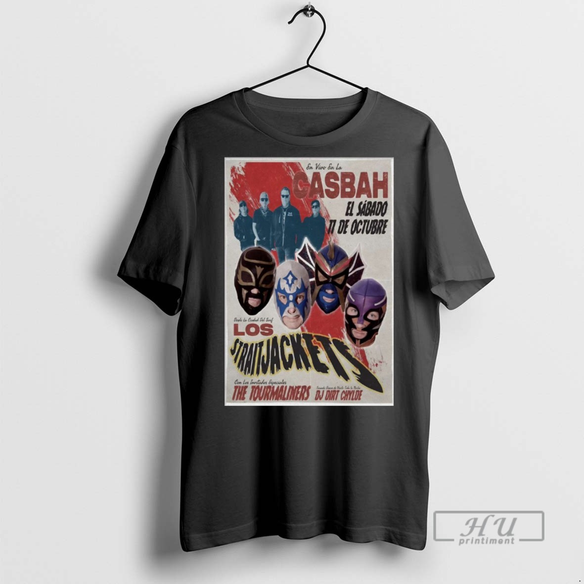 Limited Edition Los Straitjackets With The Tourmaliners October 11 2025 Casbah In San Diego Ca T Graphic Tee Shirt Sweatshirt Hoodies