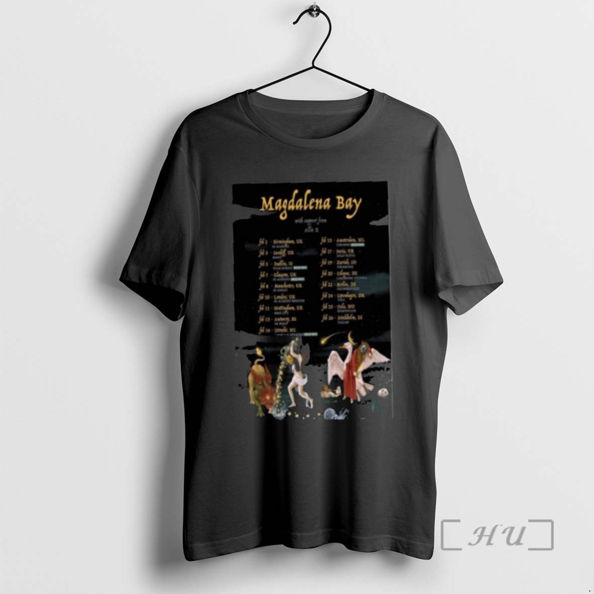 Limited Edition Magdalena Bay With Support From Allie X Europe February 2026 Tee Shirt Sweater Hoodie