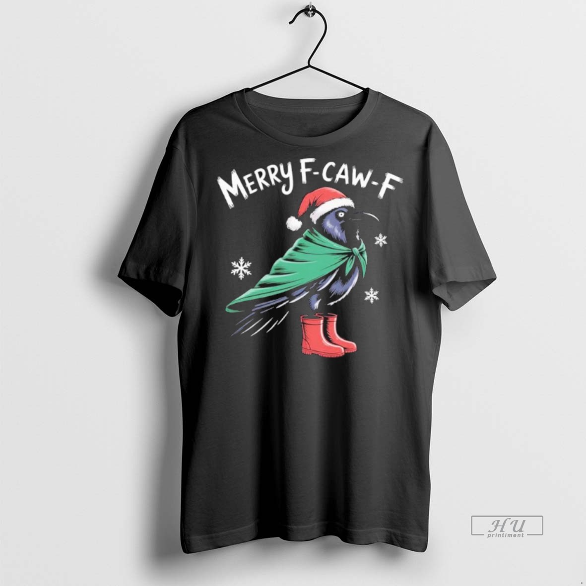 Limited Edition Merry F Caw F Christmas Tee Shirt Sweater Hoodie