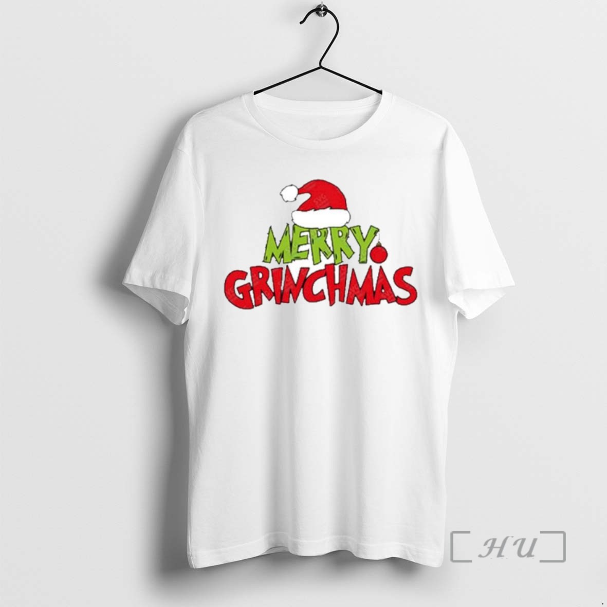 Limited Edition Merry Grinchmas Santa Hat Christmas Ornaments Tee Shirt Sweater Hoodie