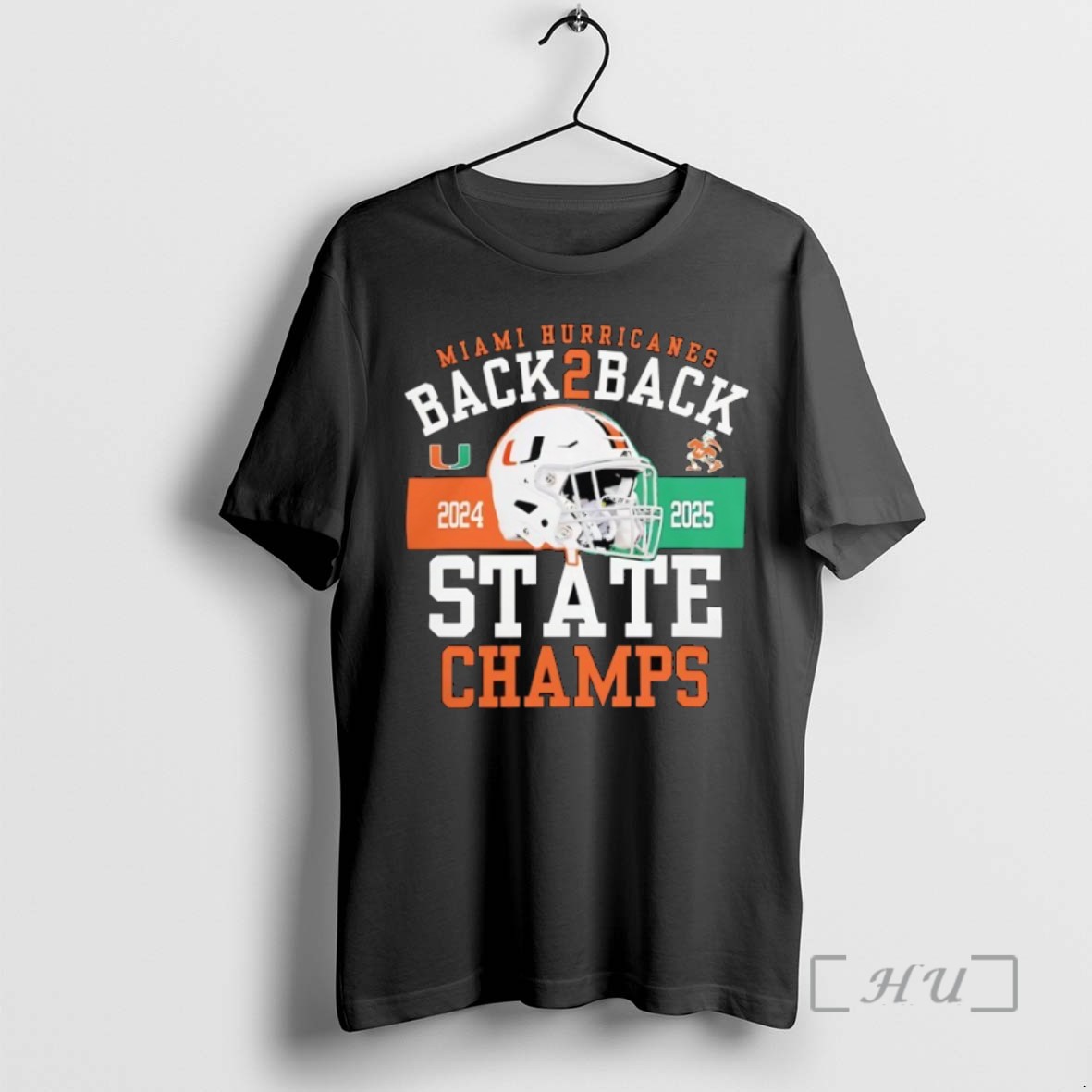 Limited Edition Miami Hurricanes Back 2 Back State Champs 2025 T Shirts Sweater Hoodie