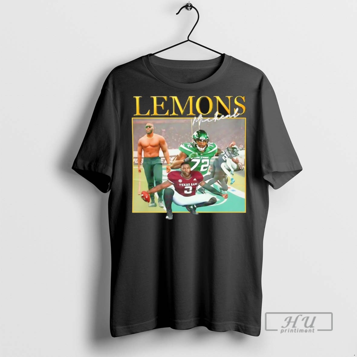 Limited Edition Micheal Lemons Football Signature Graphic Tee Shirt Sweatshirt Hoodies