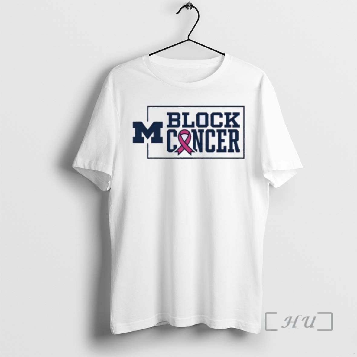 Limited Edition Michigan Wolverines Block Cancer T Shirts Sweater Hoodie