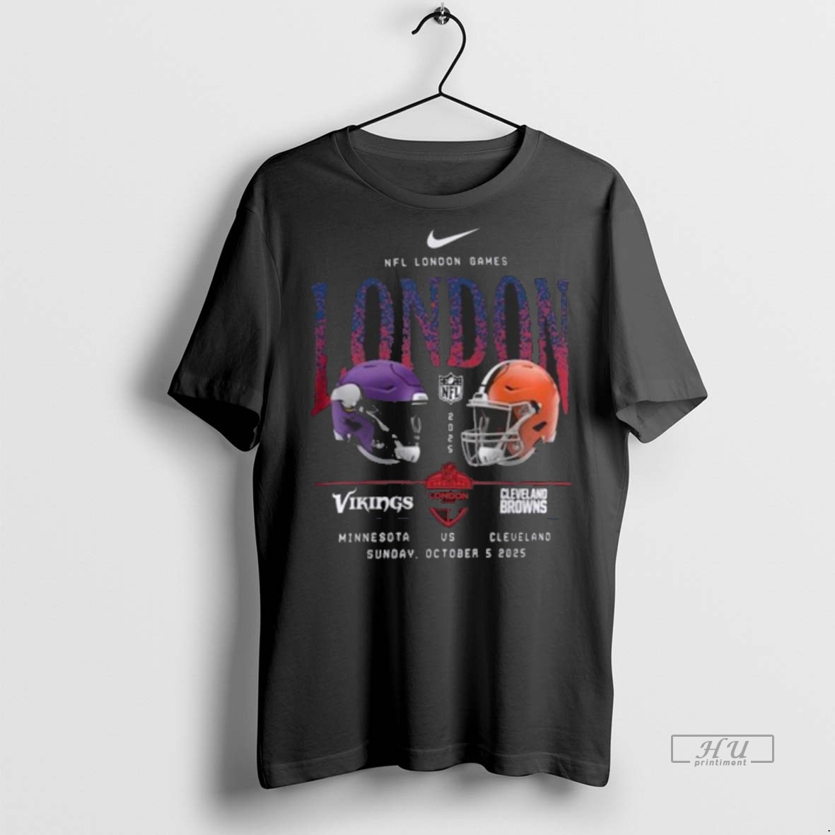 Limited Edition Minnesota Vikings Vs Cleveland Browns International Games London 2025 Tee Shirt Sweater Hoodie