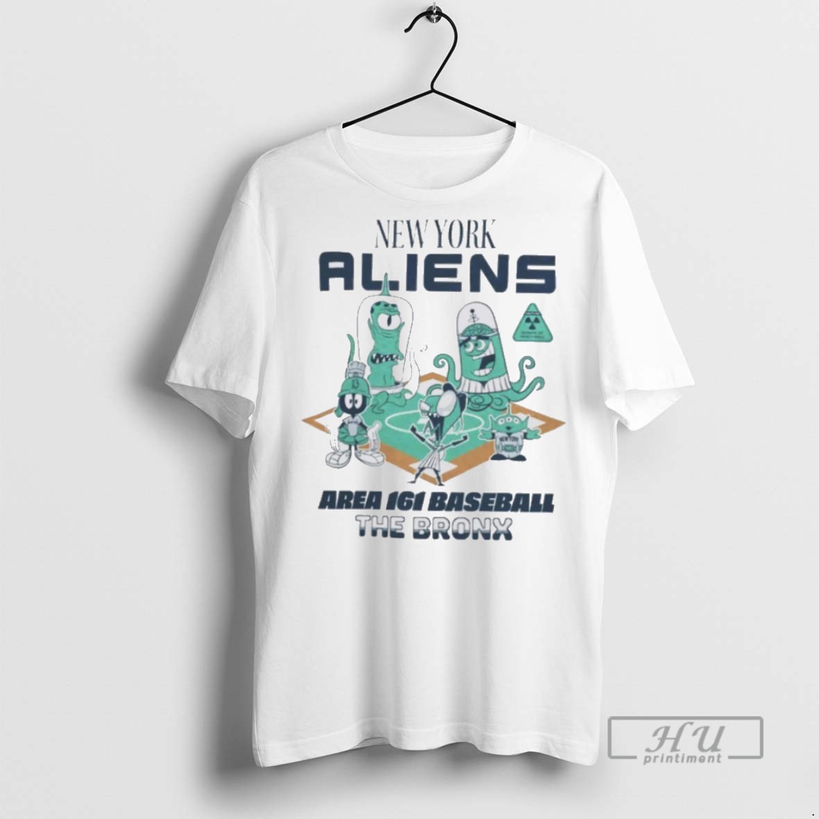 Limited Edition New York Yankees Aliens Area 161 Baseball The Bronx Graphic Tee Shirt Sweatshirt Hoodies