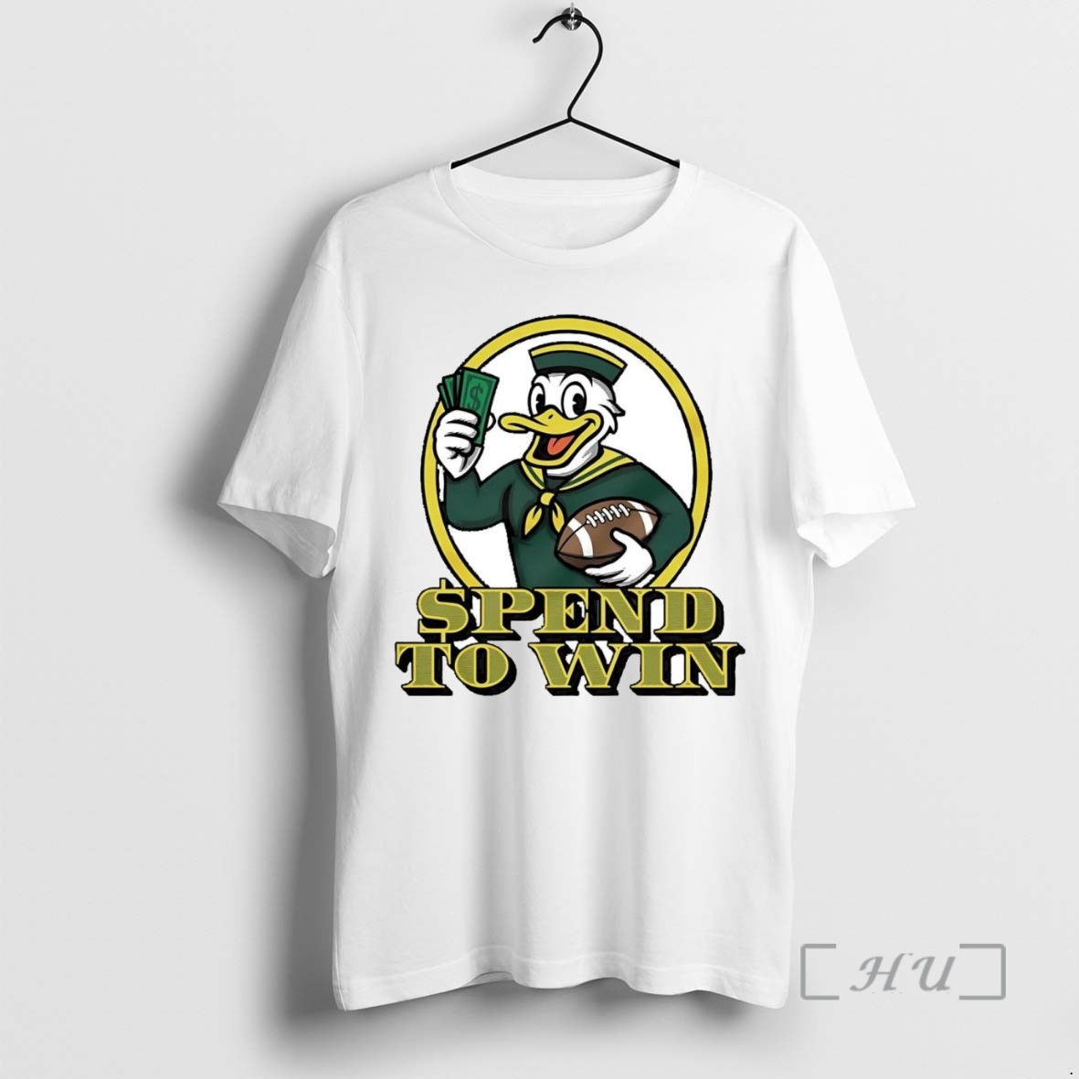 Limited Edition Oregon Ducks Cashes We Spend To Win Tee Shirt Sweater Hoodie