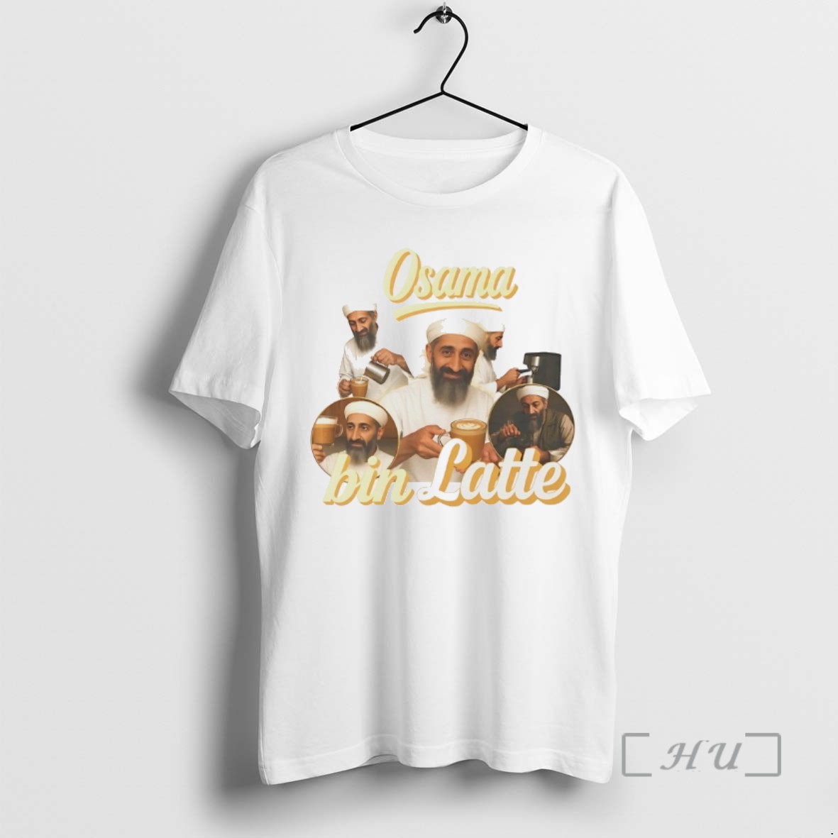 Limited Edition Osama Bin Laden Latte Tee Shirt Sweater Hoodie