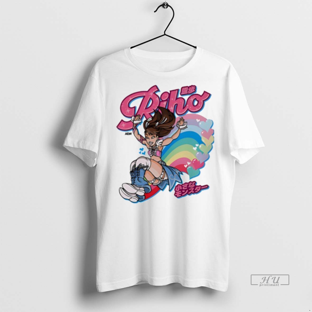 Limited Edition Piho Aew Rainbow Cartoon Tee Shirt Sweater Hoodie