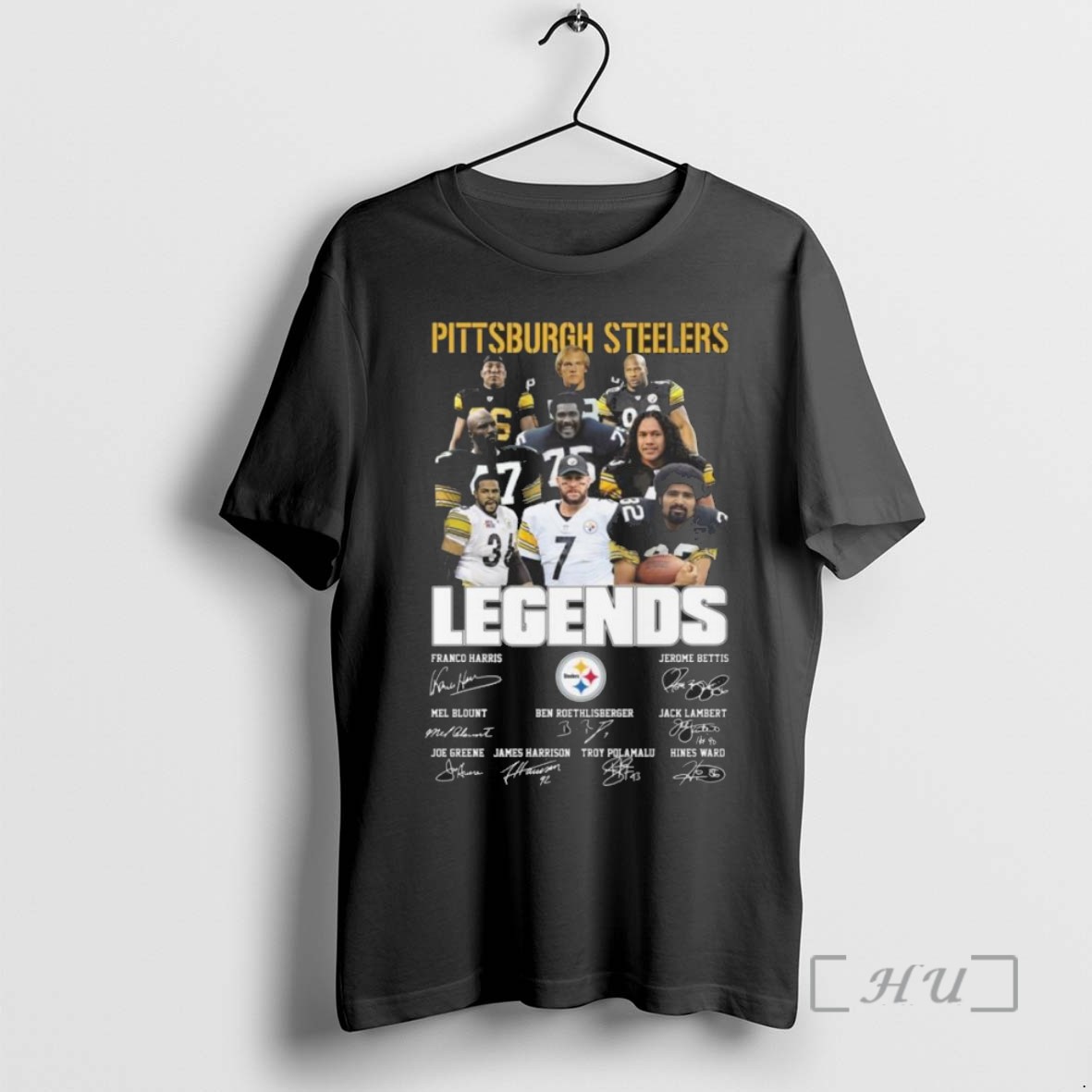 Limited Edition Pittsburgh Steelers Legends Players Signatures 2025 T Shirts Sweater Hoodie