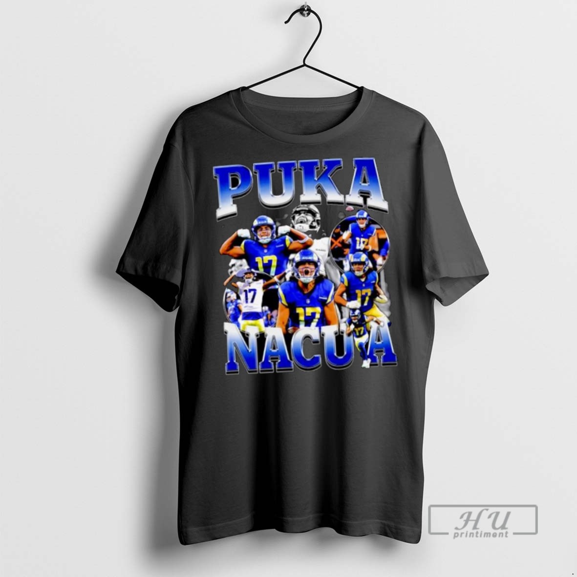 Limited Edition Puka Nacua 17 Los Angeles Rams Nfl Graphic Ornaments Graphic Tee Shirt Sweatshirt Hoodies