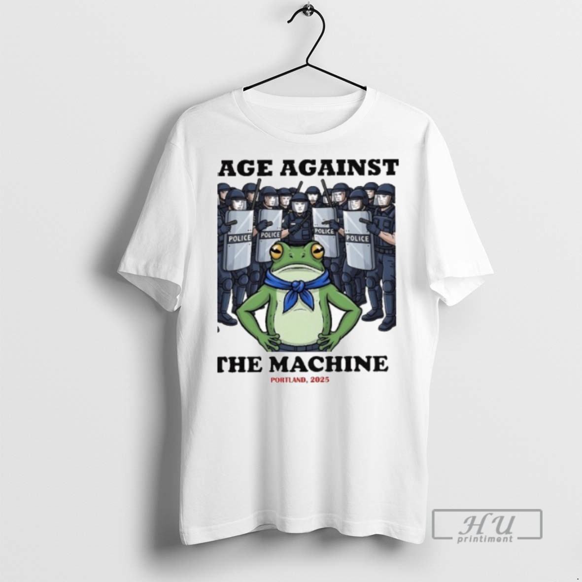 Limited Edition Rage Against The Machine Frog Portland 2025 Graphic Tee Shirt Sweatshirt Hoodies 1