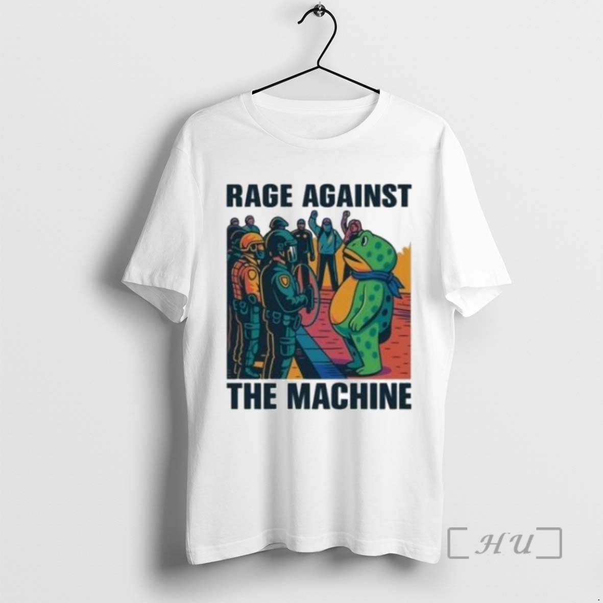 Limited Edition Rage Against The Machine Protest Frog Graphic T Shirts Sweater Hoodie