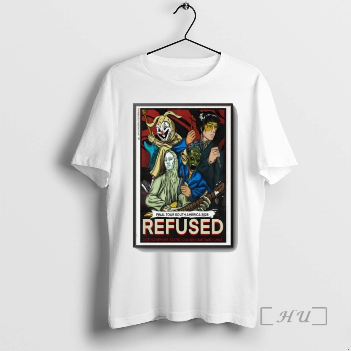 Limited Edition Refused Nov 3 2025 Teatro Coliseo In Santiago Chile Tee Shirt Sweater Hoodie