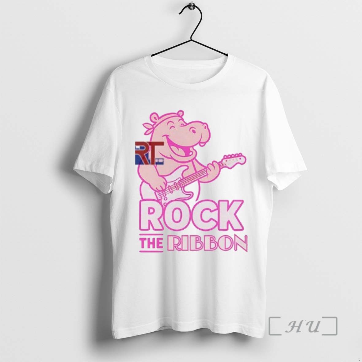 Limited Edition Rock The Ribbon Hippo T Shirts Sweater Hoodie