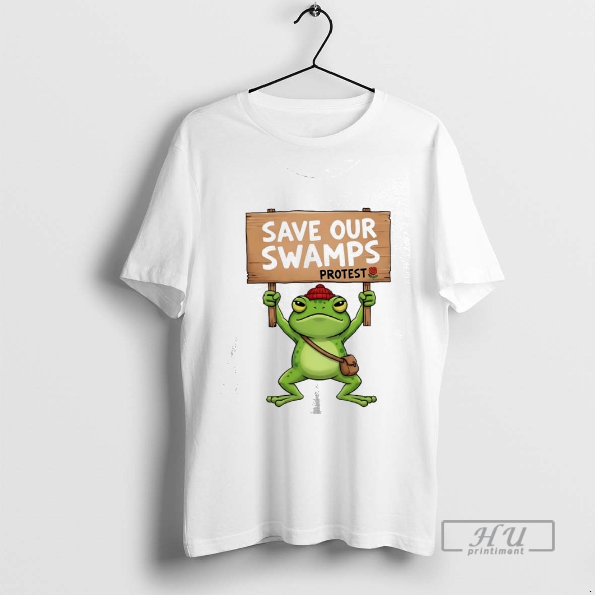 Limited Edition Save Our Swamps Protest Portland Frog Graphic Tee Shirt Sweatshirt Hoodies