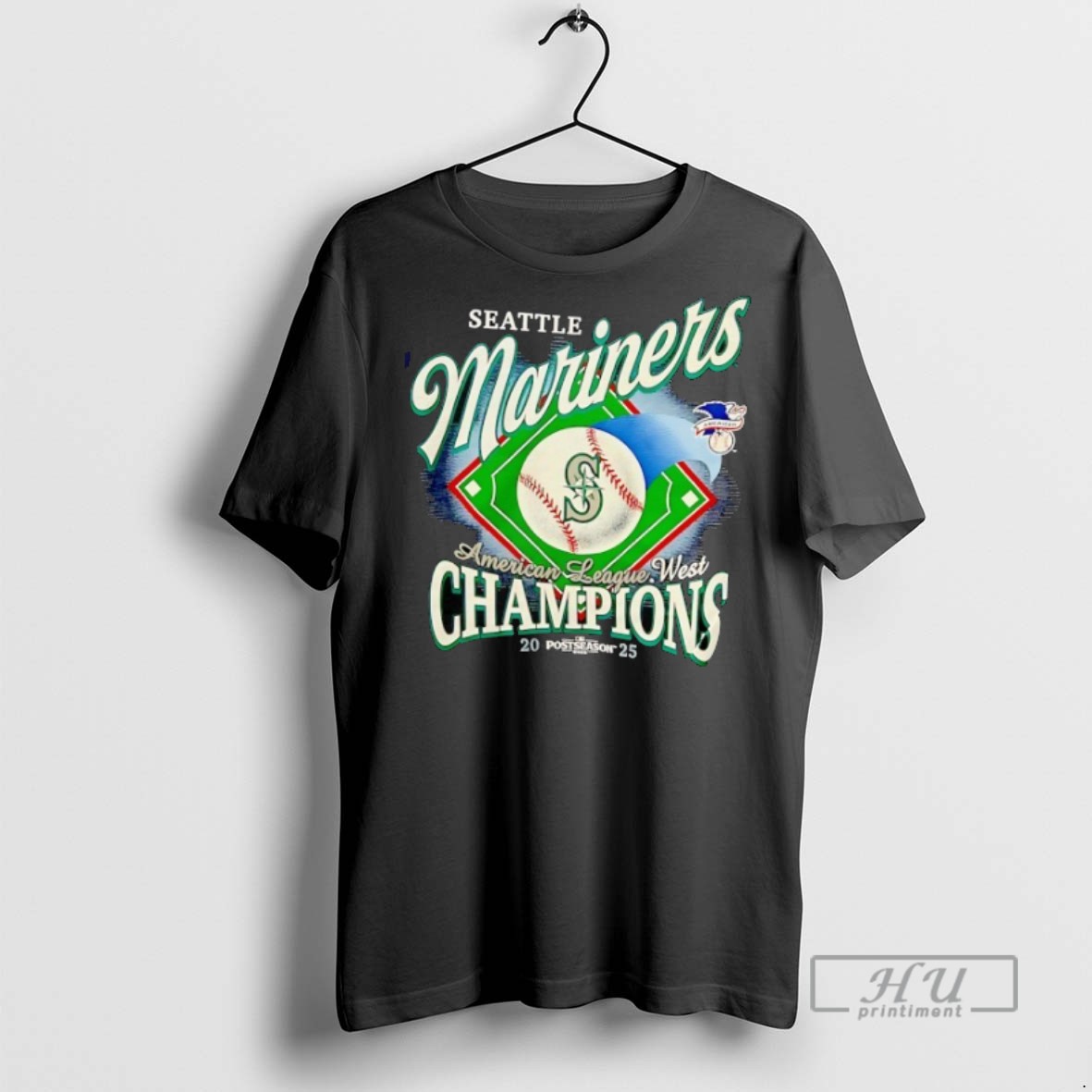 Limited Edition Seattle Mariners America League West Division Champions 2025 Graphic Tee Shirt Sweatshirt Hoodies