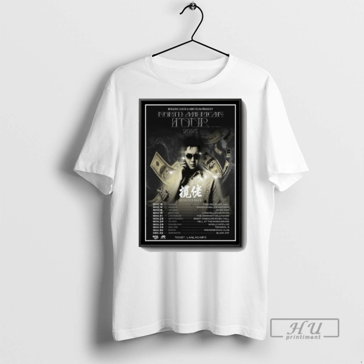 Limited Edition Skai Isyourgod North America Tour 2025 Graphic Tee Shirt Sweatshirt Hoodies
