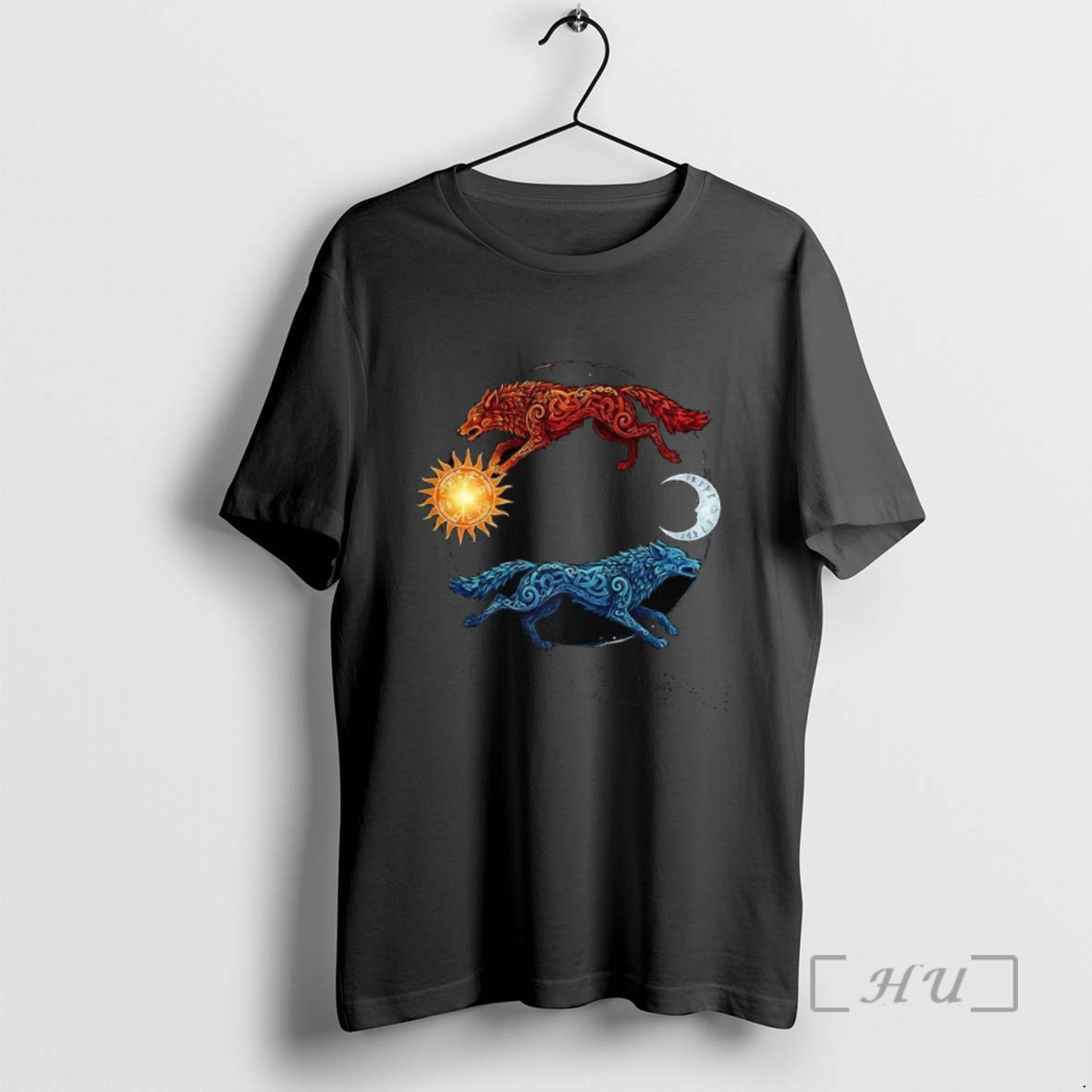 Limited Edition Skoll And Hati Ragnarok Norse Mythology T Shirts Sweater Hoodie