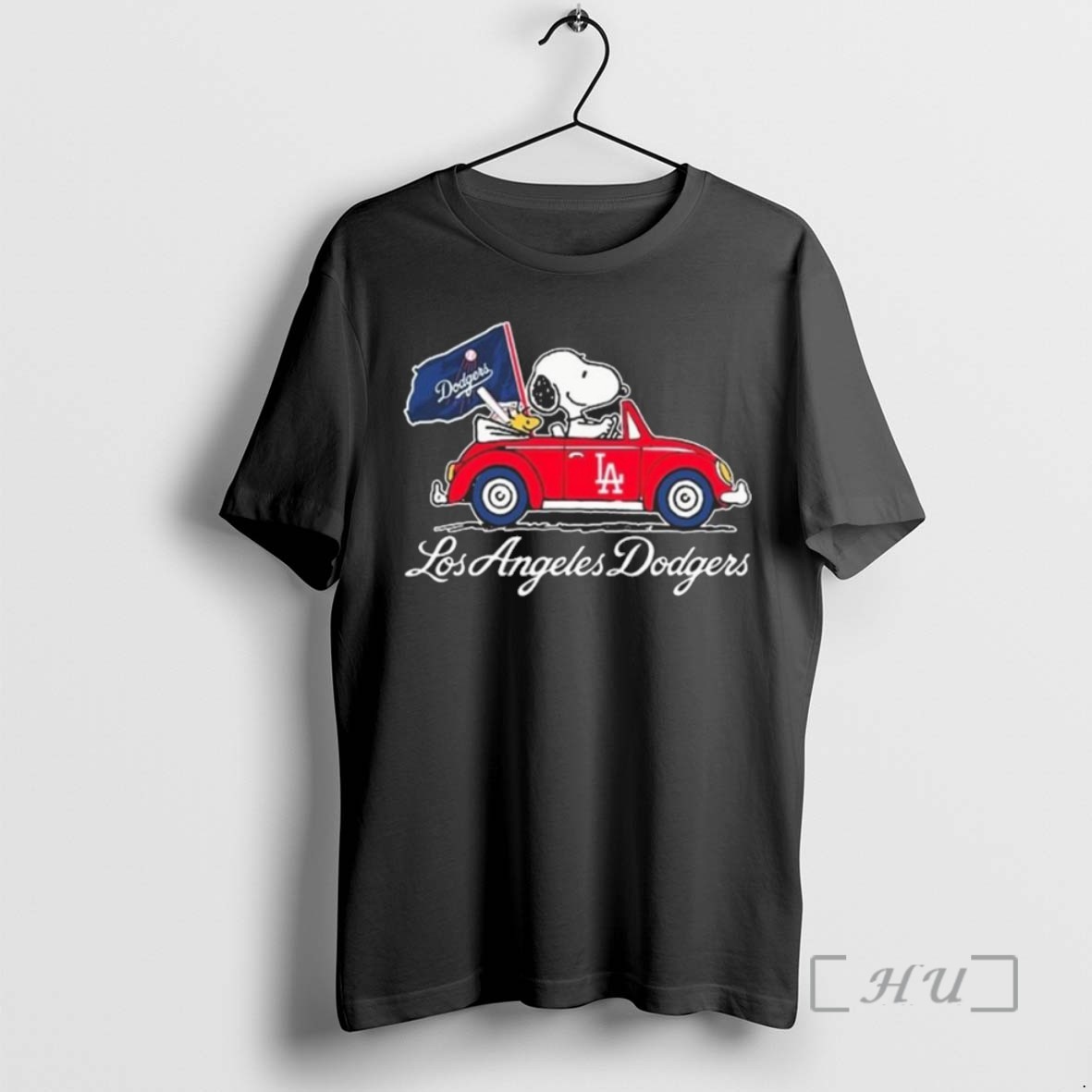 Limited Edition Snoopy And Woodstock Driving Car Los Angeles Dodgers 2025 T Shirts Sweater Hoodie