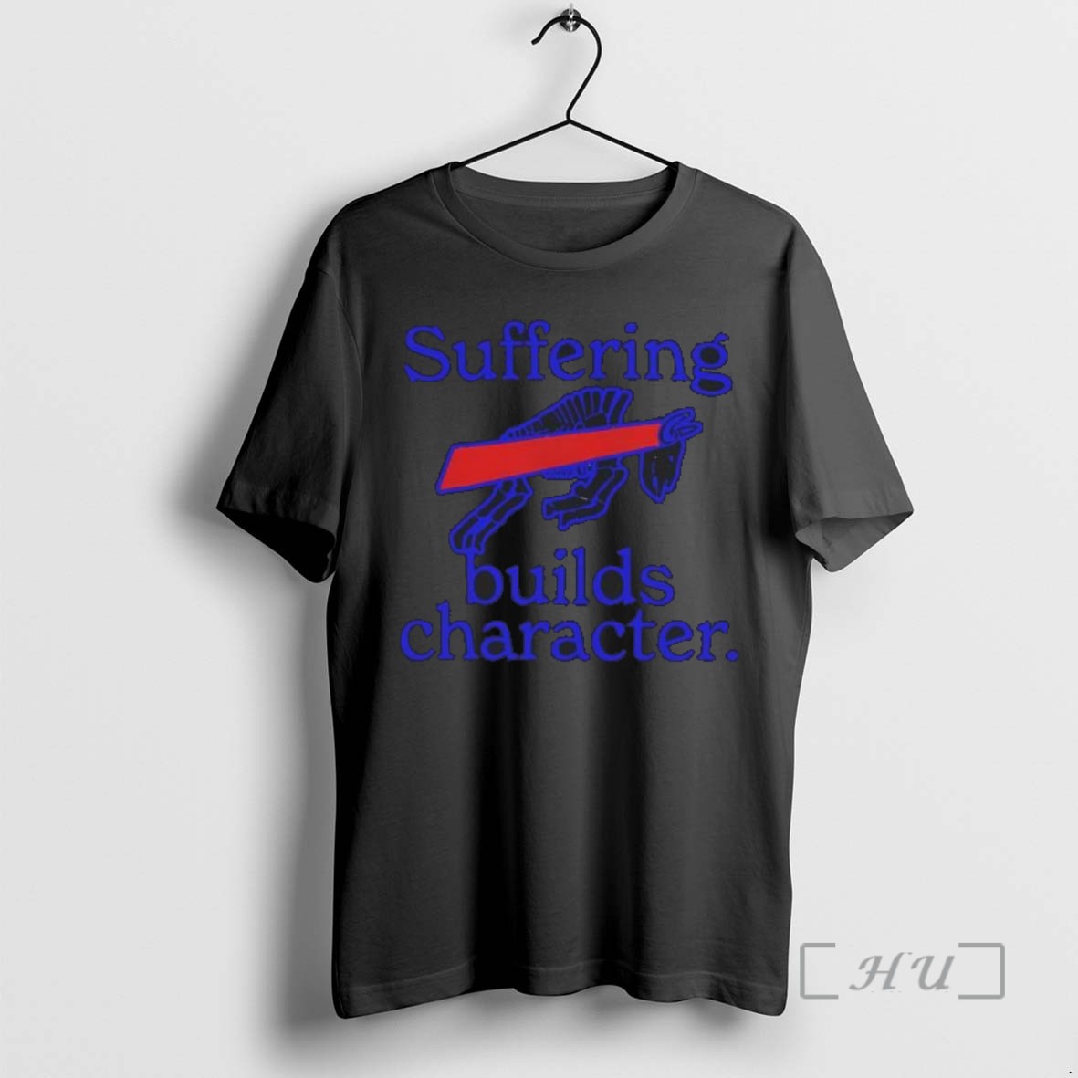 Limited Edition Suffering Builds Character Buffalo Bills Tee Shirt Sweater Hoodie