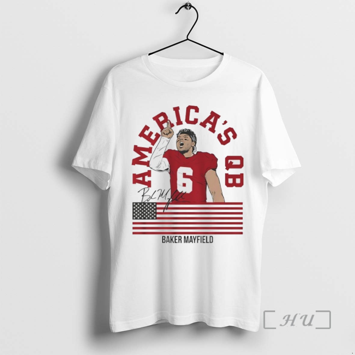 Limited Edition Tampa Bay Buccaneers Baker Mayfield Americas Qb Signature Tee Shirt Sweater Hoodie 1