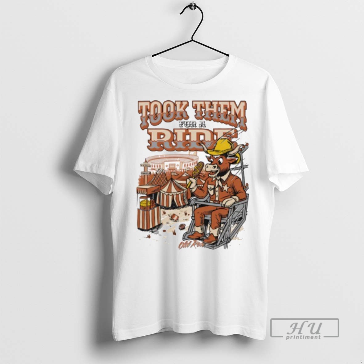 Limited Edition Texas Longhorns Took Them For A Ride Pocket Graphic Tee Shirt Sweatshirt Hoodies